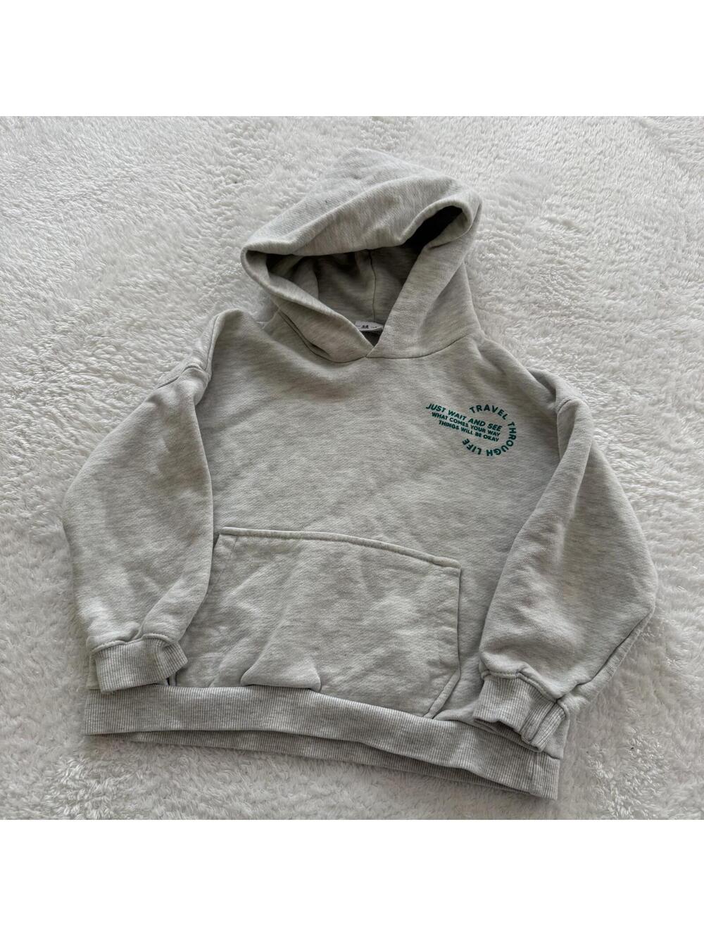 4/5 Zara Oversized Gray Hoodie
